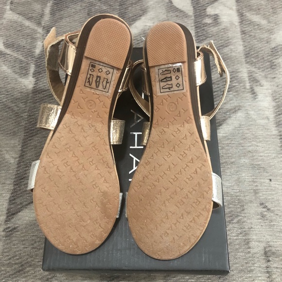 Girls Tahari mini wedge sandals shoes size 2 - Picture 2 of 5